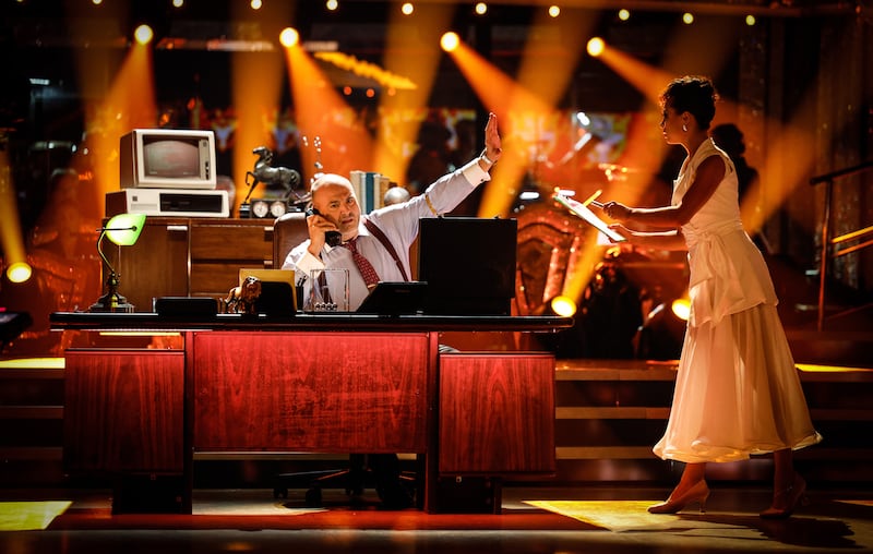 Wynne Evans and Katya Jones during their appearance on the live show of Saturday’s Strictly Come Dancing