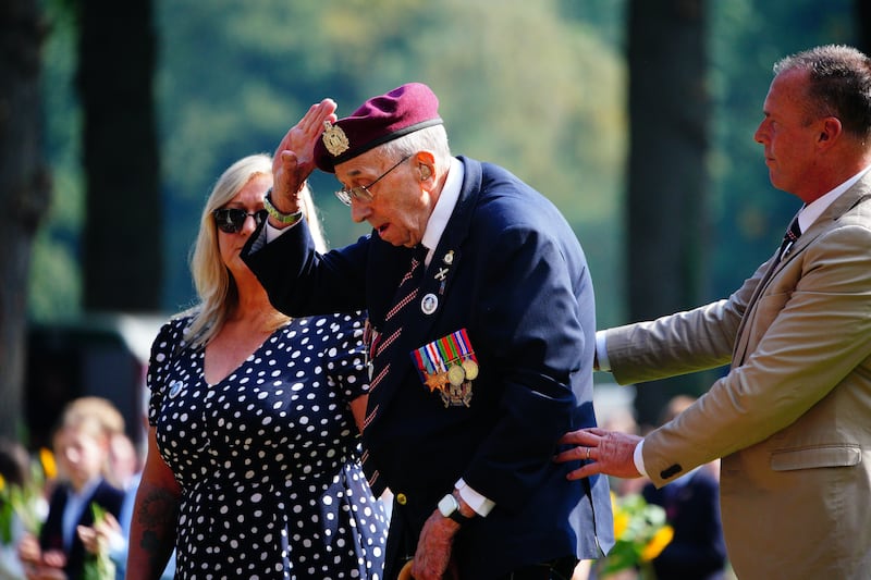 Veterans paid their respects at the annual event