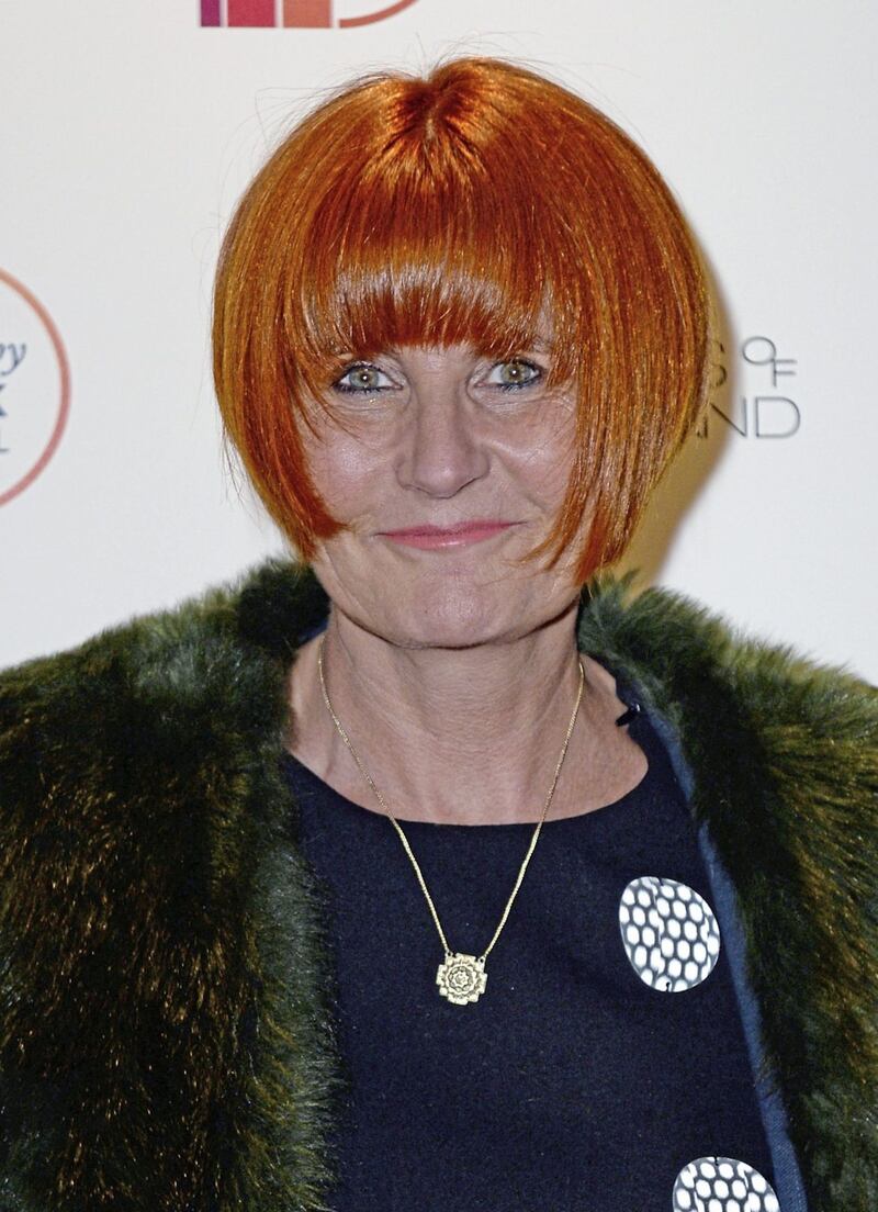 Mary Portas with her former trademark red bob. Picture by Anthony Devlin/PA 