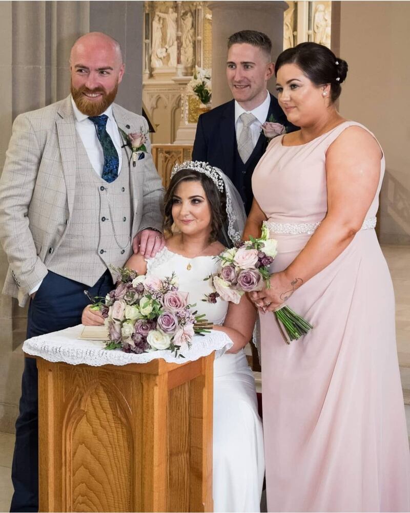 <span style="color: rgb(51, 51, 51); font-family: sans-serif, Arial, Verdana, &quot;Trebuchet MS&quot;; ">Following her liver transplant, Mairead was able to go ahead with her wedding to Damian&nbsp;</span><span style="color: rgb(51, 51, 51); font-family: sans-serif, Arial, Verdana, &quot;Trebuchet MS&quot;; ">Kelly</span><span style="color: rgb(51, 51, 51); font-family: sans-serif, Arial, Verdana, &quot;Trebuchet MS&quot;; ">, which had been put on hold until an organ donor was found.</span>