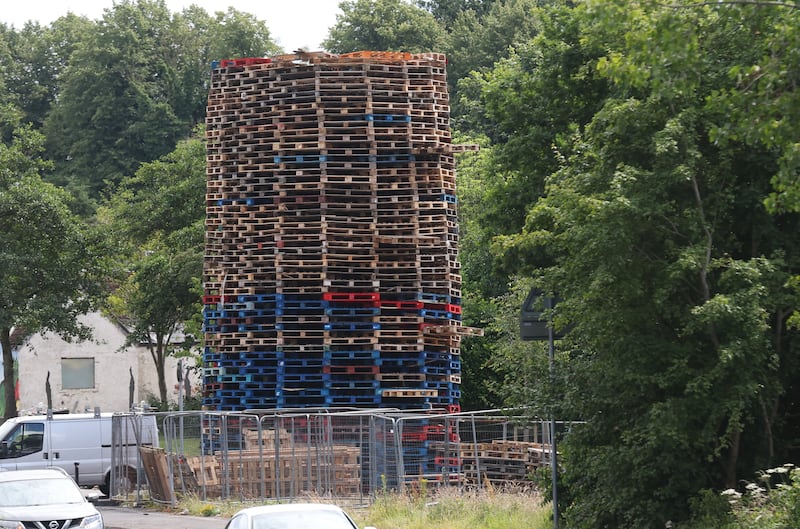 The Bonfire on Shaws Bridge in South Belfast