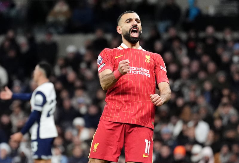 Mohamed Salah helped Premier League leaders Liverpool thrash Tottenham