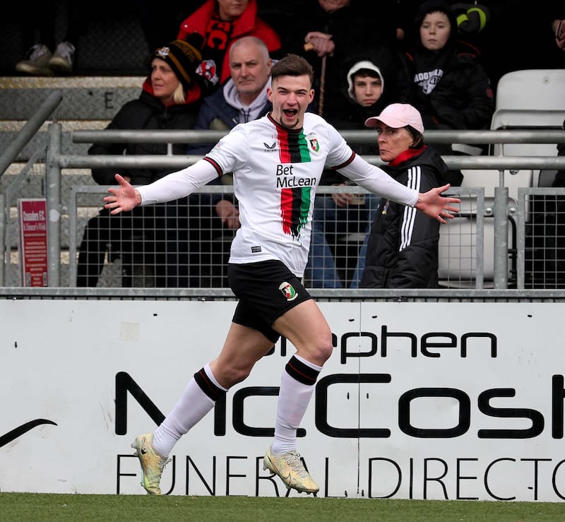 Glentoran's David Fisherwill be hoping to get on the scoresheet on Tuesday night against Ballymena.