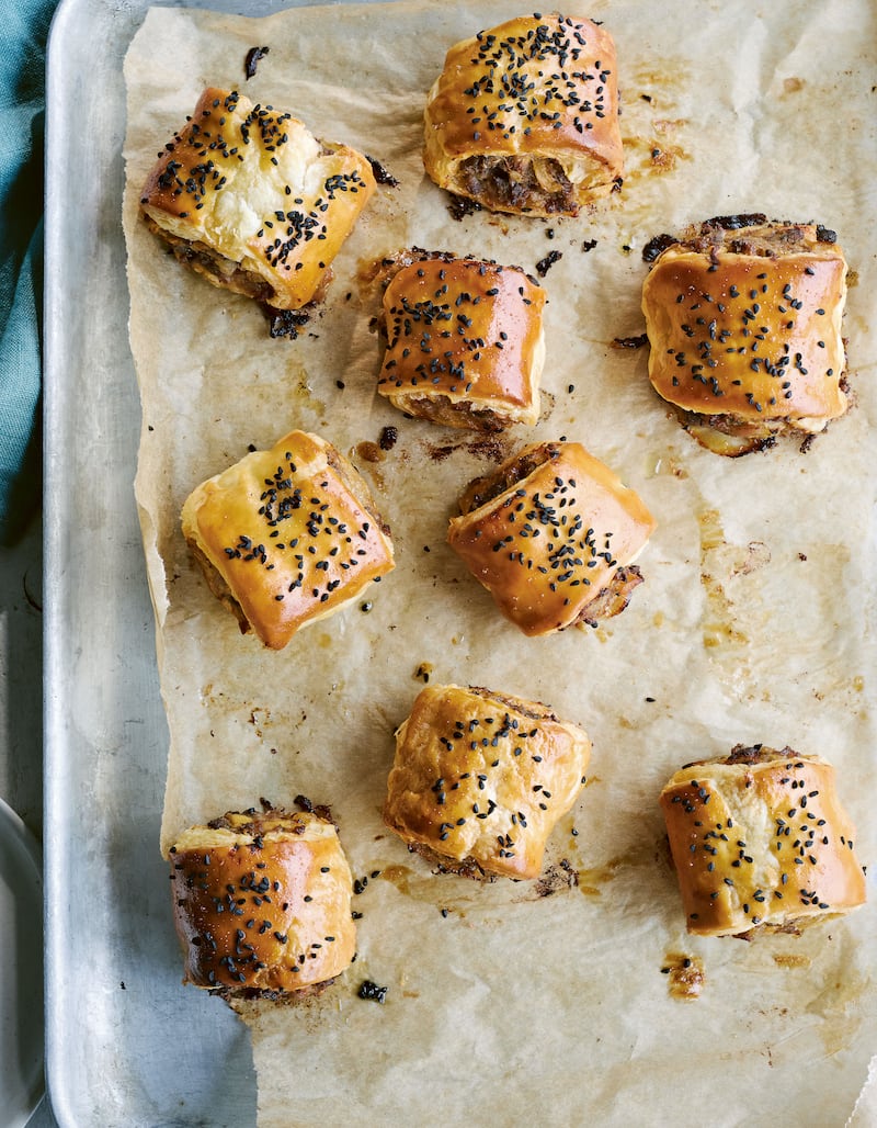 Roast dinner sausage rolls from Second Helpings