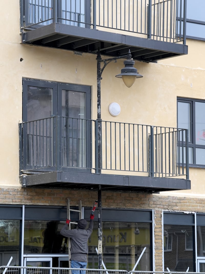 Adisa House, a new block of flats under construction in Gillingham