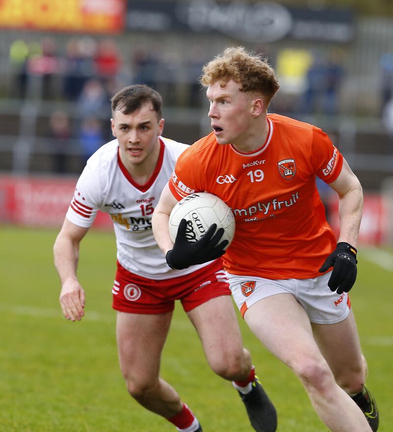Conor Turbitt finished the League with five points against Tyrone