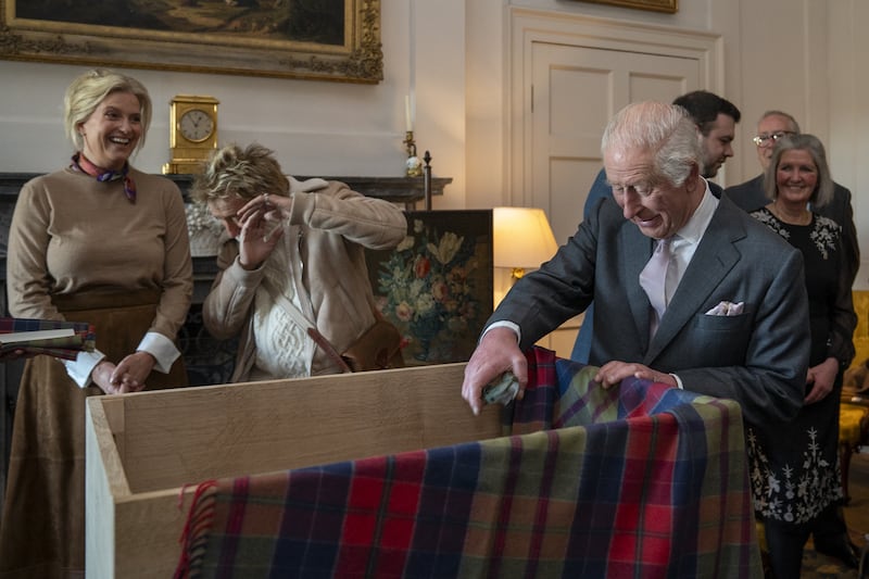 Sir Rod pretended to flinch as the King picked up his secateurs