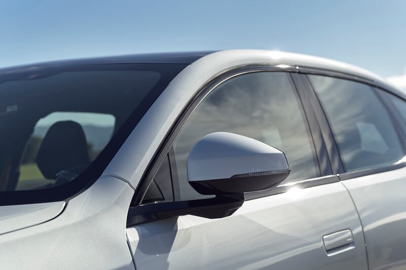 The large wing mirrors aid visibility