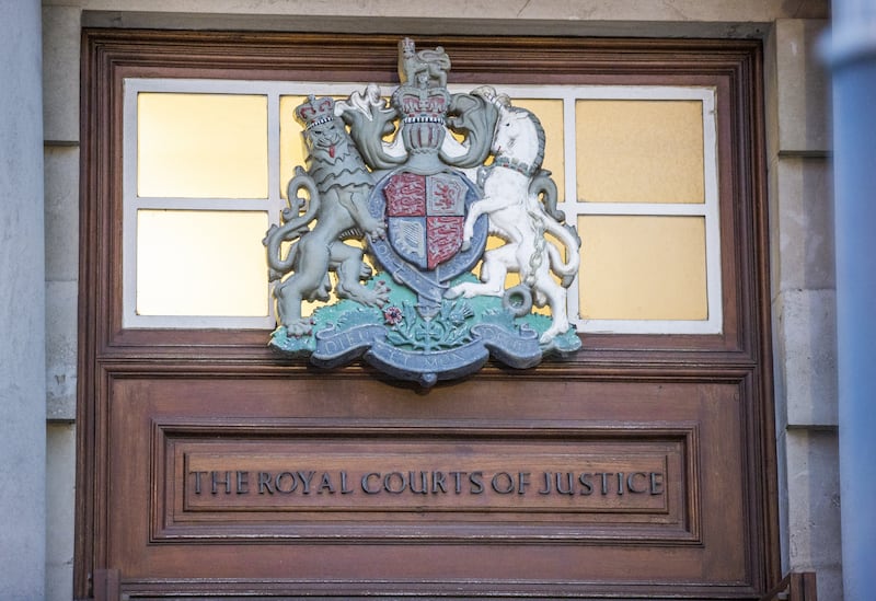 The hearing took place at the Royal Courts of Justice in Belfast