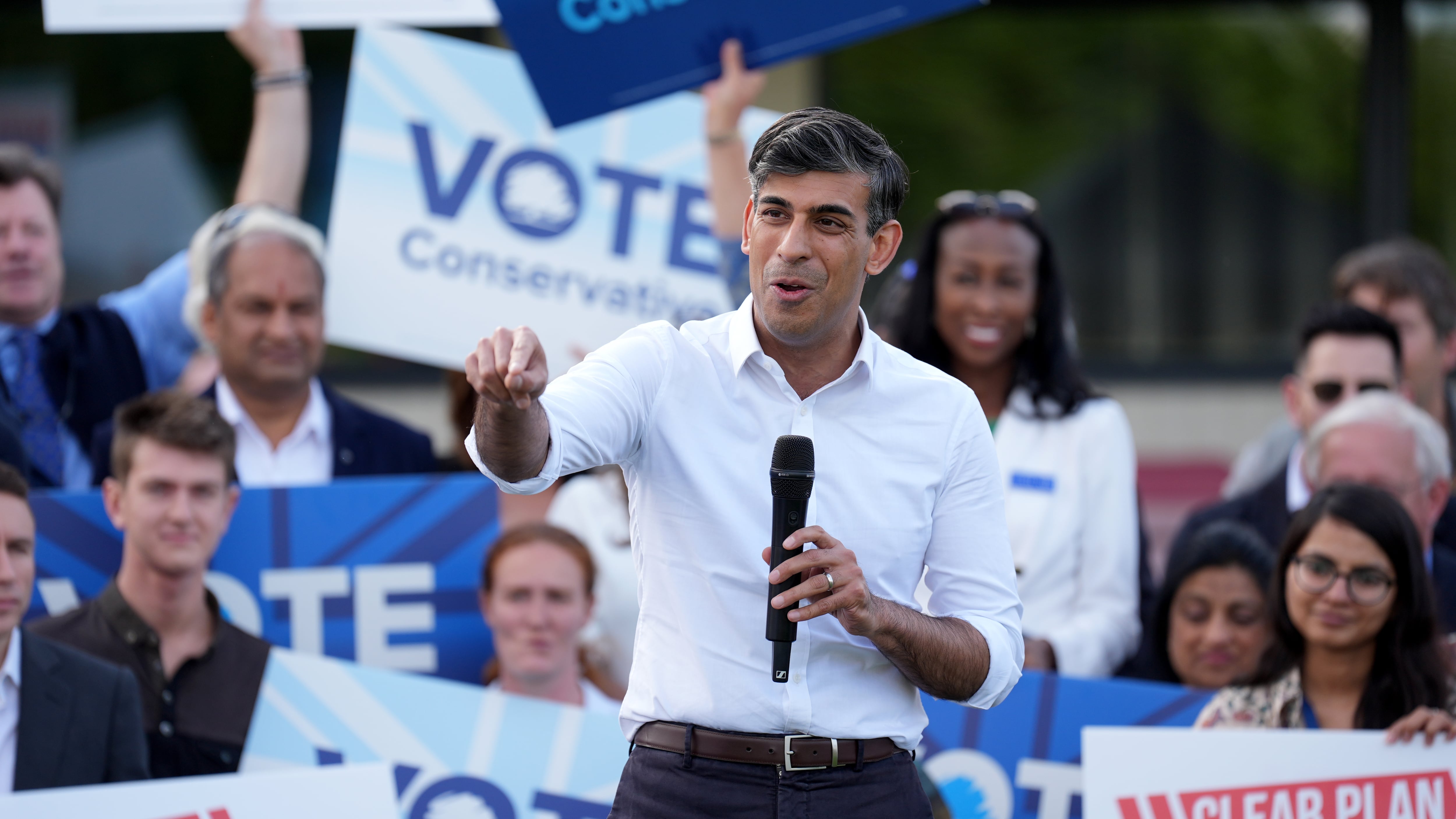 Rishi Sunak’s Conservatives have sought to make tax a key dividing line during the election.