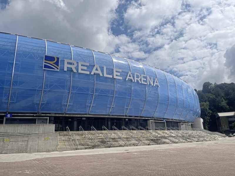 Real Sociedad&#39;s 39,000-seater stadium, the Reale Arena, which was completed in 2019. 