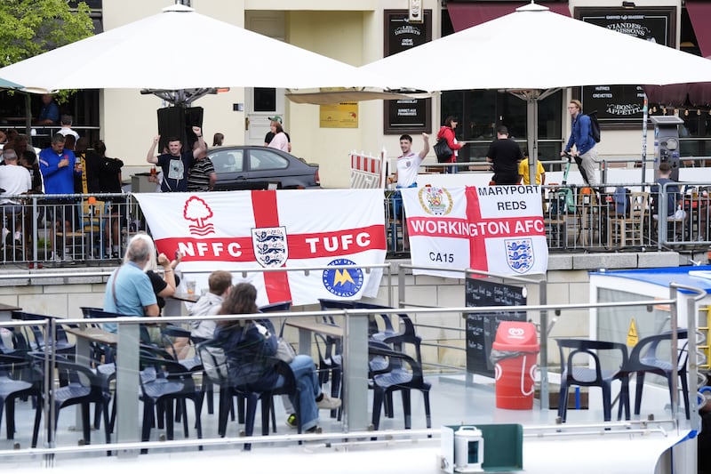 England fans are preparing for the final in Berlin