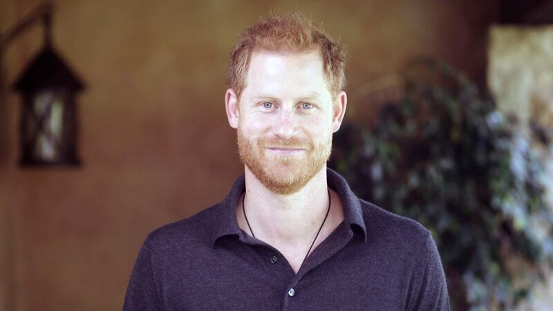 The Duke of Sussex in his video message for WellChild