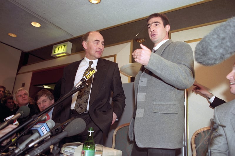 Cantona made his famous ‘seagulls follow the trawler’ remark at a news conference after his appeal