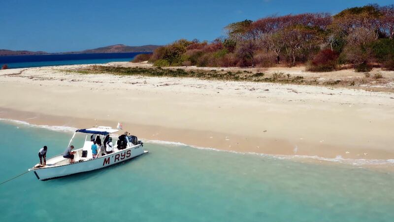 Phillip Schofield on an island off the coast of Madagascar