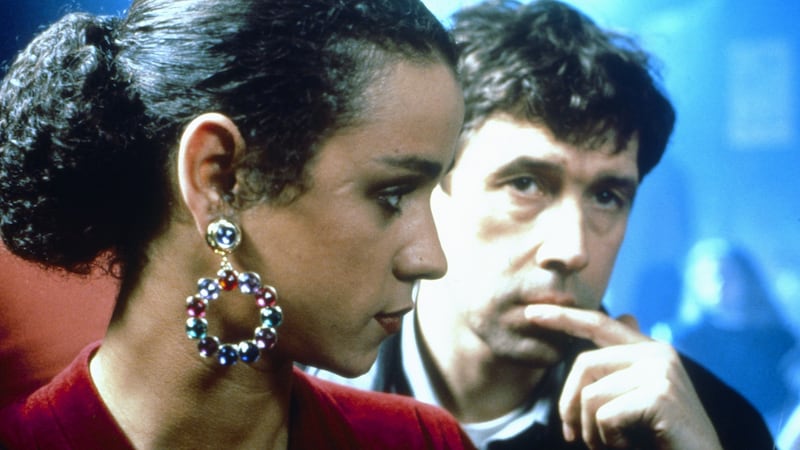 Jaye Davidson and Stephen Rea in The Crying Game