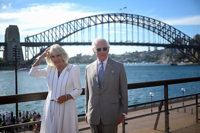 Charles and Camilla visiting the Sydney Opera House in October