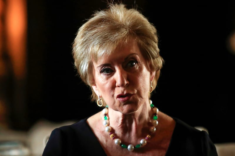 Linda McMahon is Donald Trump’s choice for education secretary (Manuel Balce Ceneta/AP)