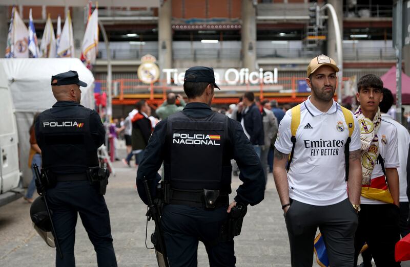 Policing at Real Madrid games has been identified as ‘hostile’