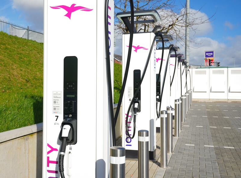 Ionity has installed 11 350kW high-power chargers at the Kennedy Centre.