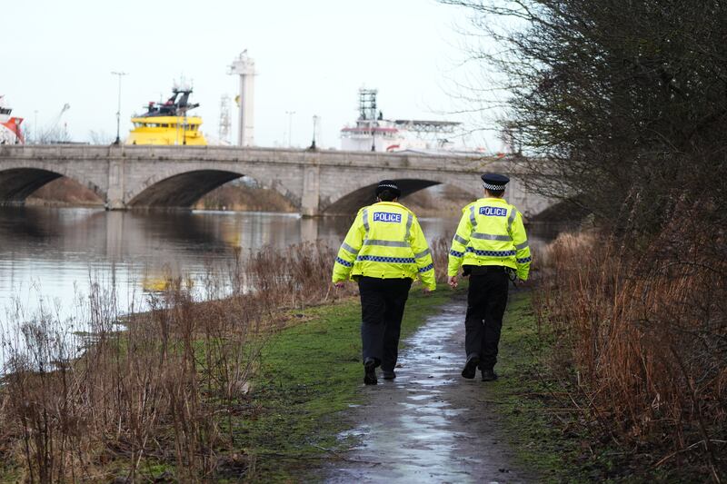 Police Scotland said wider searches will continue