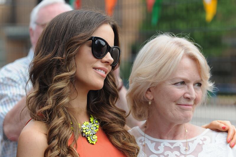 Kate Beckinsale with mother Judy Loe