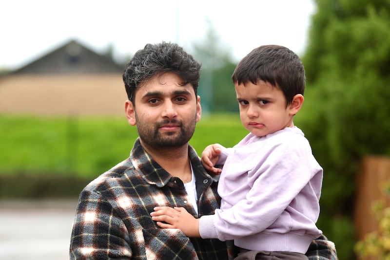 Abjan Acharya, whose business was attacked in Newtownabbey.
PICTURE COLM LENAGHAN