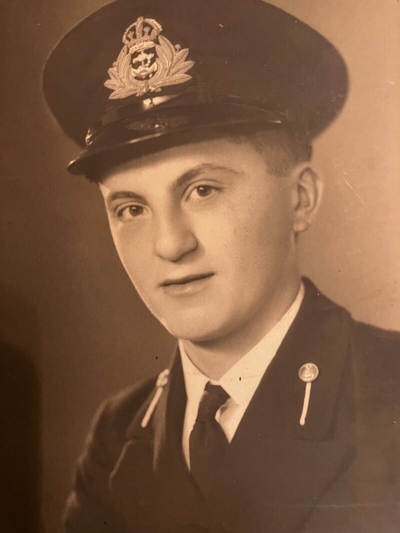 A picture of Captain Godsal as a young man in his uniform