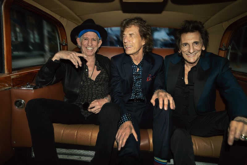 The Rolling Stones now: Keith Richards, Mick Jagger and Ronnie Wood