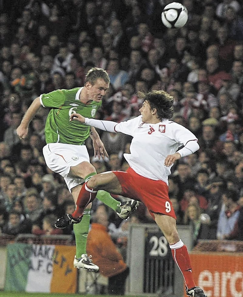 Glenn Whelan in action for the Republic of Ireland