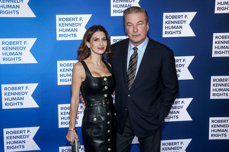 Alec Baldwin and his wife Hilaria Baldwin (Andy Kropa/Invision/AP)