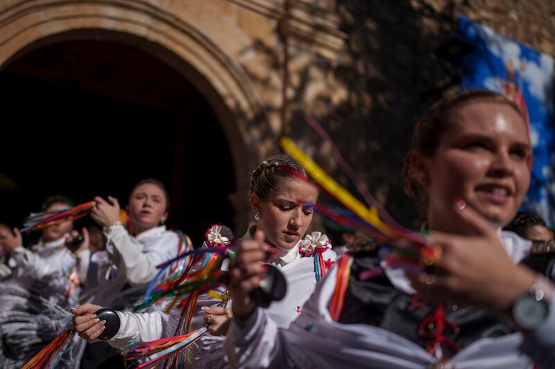 The colourful event draws many tourists (AP Photo/Manu Fernandez)