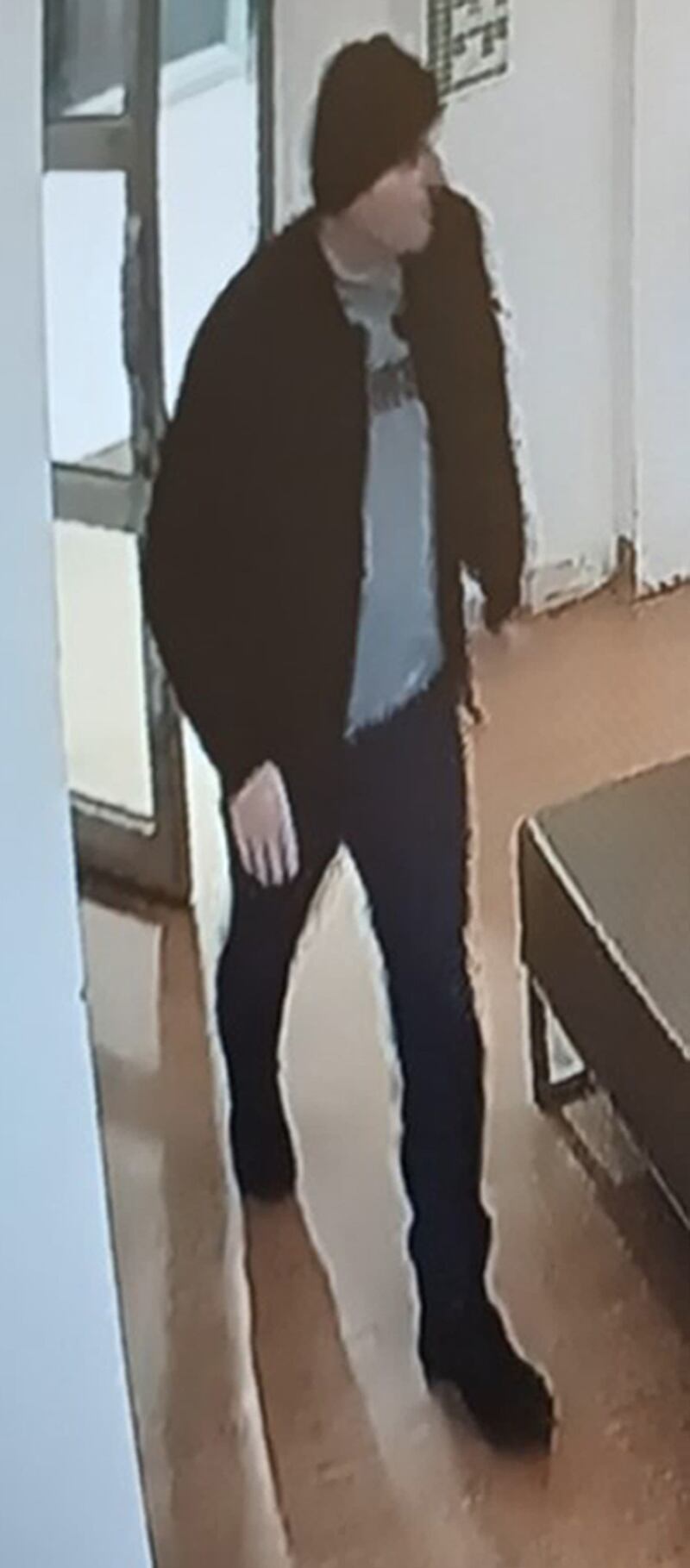 A CCTV image of Philip Theophilou who has been found after he absconded from a mental health facility in east London, sparking a police appeal