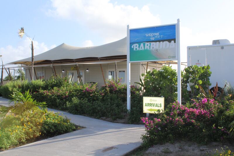 Barbuda’s new airport.