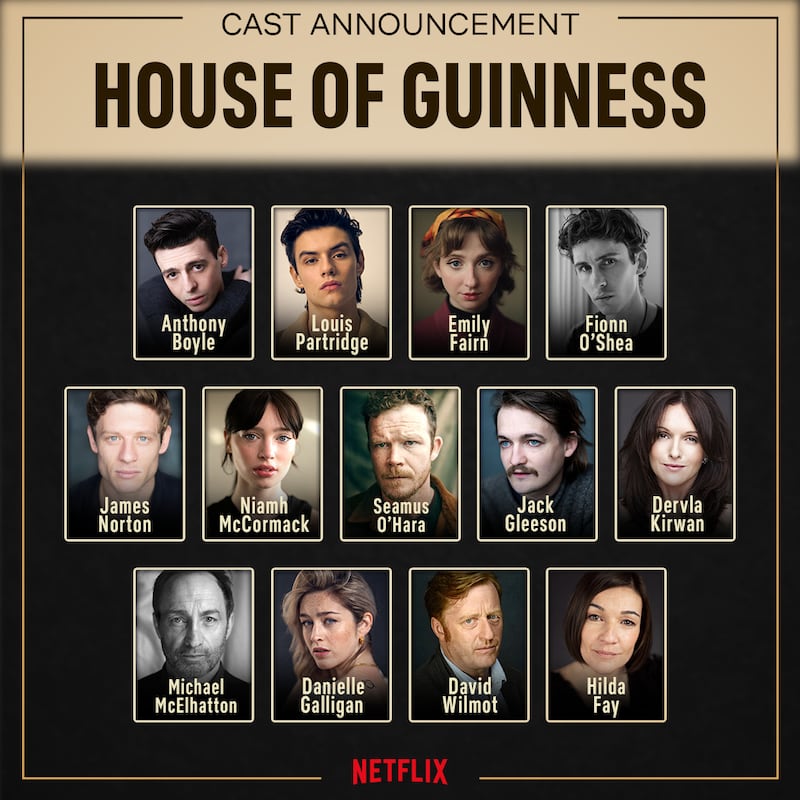 House of Guinness casting announcement