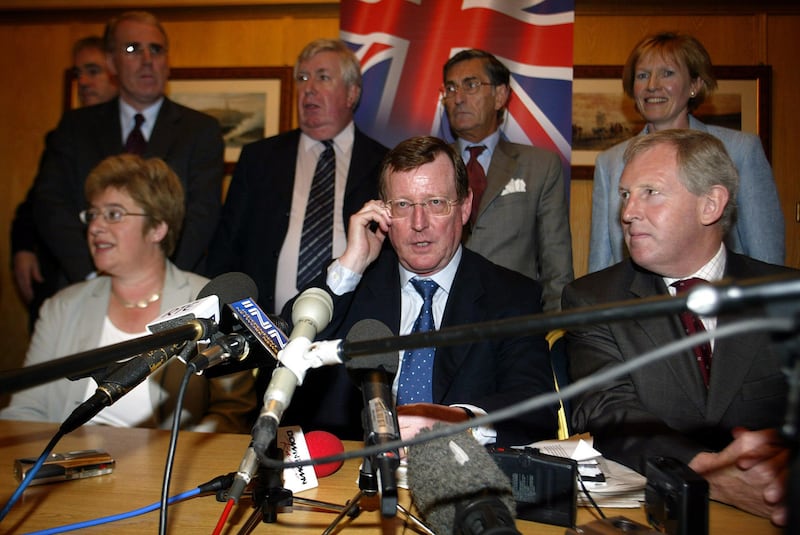 David Trimble gave a news at the Ulster Unionist Council meeting