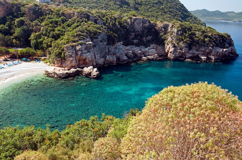 Buyuk Cakil beach in Kas, Turkey