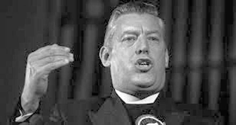 Rev Ian Paisley lead pictured in the 1970s.  