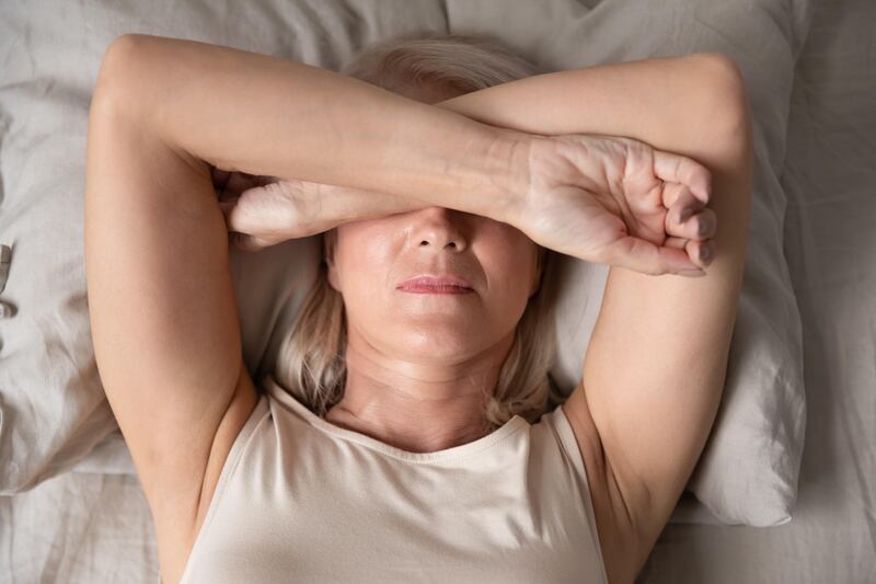 Some women going through menopause can struggle to sleep this time of year