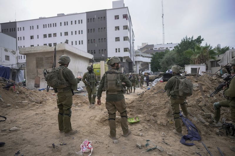 Dozens of seriously wounded people were brought to the city’s Shifa Hospital for treatment (AP Photo/Victor R Caivano, File)