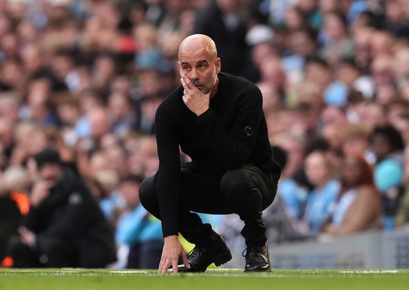 Pep Guardiola is in his ninth season as City head coach