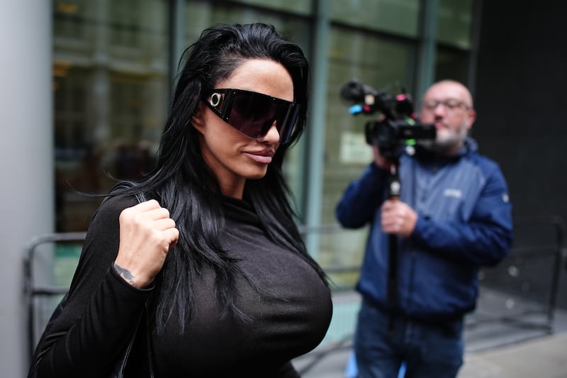 Katie Price was initially declared bankrupt in 2019