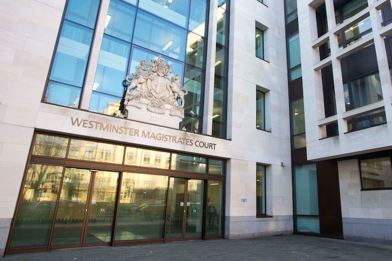 The hearing was held at Westminster Magistrates’ Court