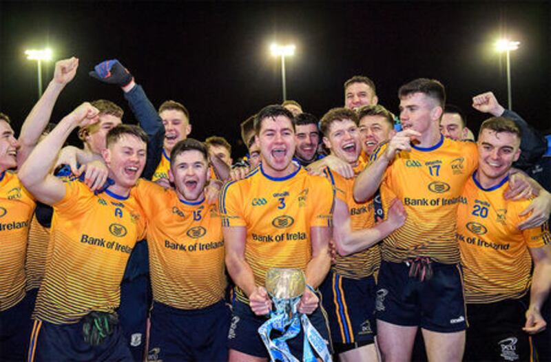 Brendan McCole captained DCU to the 2020 Sigerson Cup, becoming only the third Donegal man in history to achieve that distinction after Jim McGuinness and Christy Toye. Picture by Sportsfile