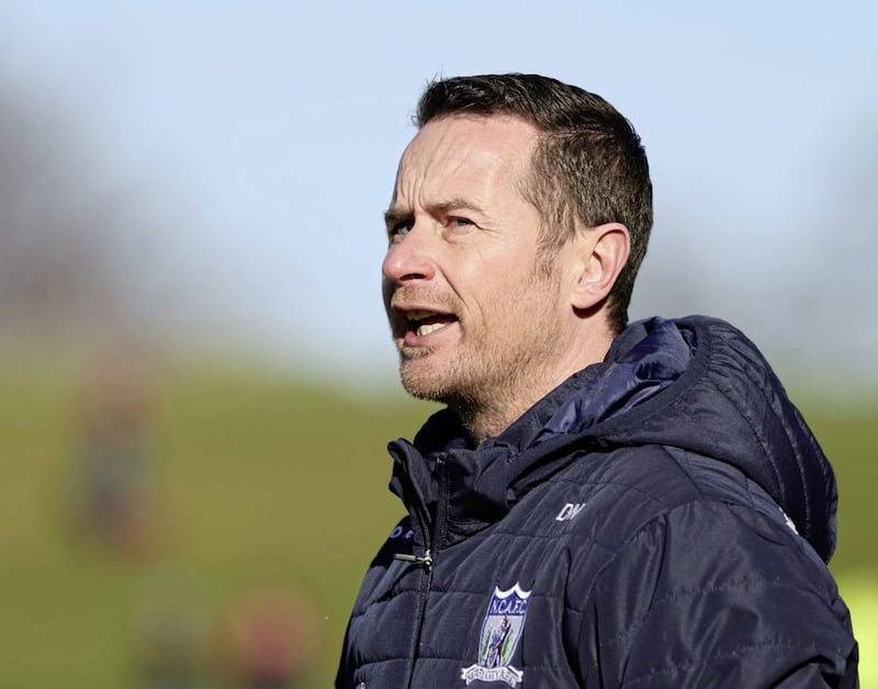 Newry manager Darren Mullen is looking forward to making a return to the Irish Premiership 