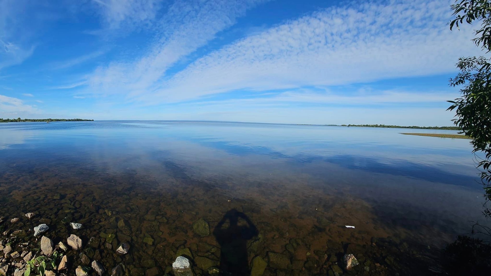 Lough Neagh this week 
PICTURE: COURTESY OF MALACHY QUINN