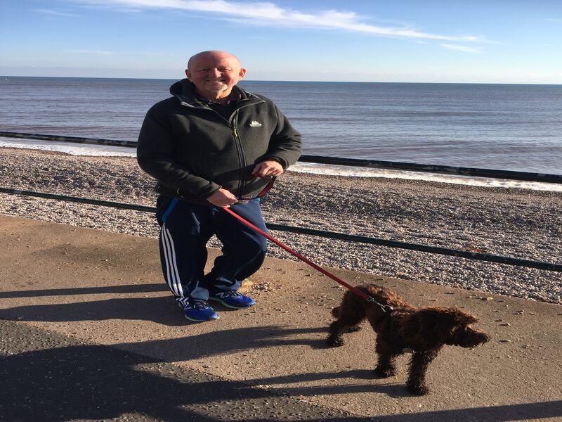 Gareth Jones was out walking family dog Connie when they both drowned in the sea.