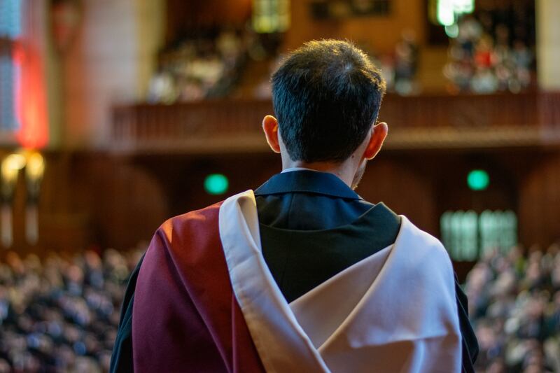 Maher Fattouh left some of the crowd at his graduation ceremony in tears with the story of his journey