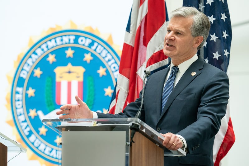 FBI Director Christopher Wray has announced his departure