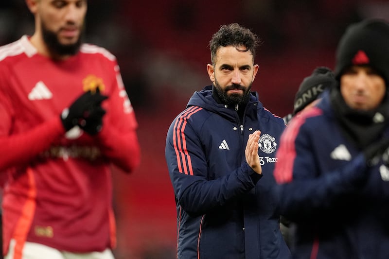 Ruben Amorim has seen his Manchester United side lose four straight games